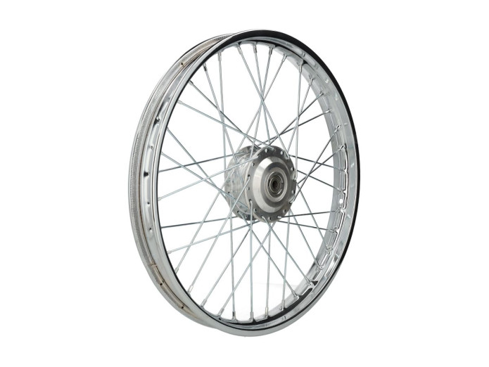 17 inch spoke wheel 17x1.40 chrome Puch Maxi S / N A-quality